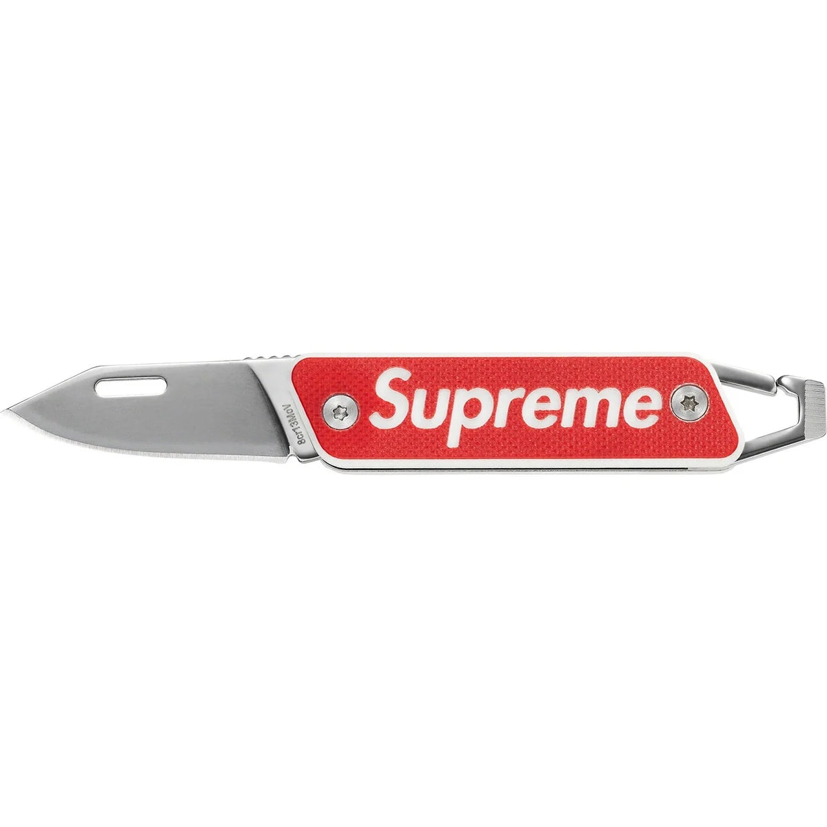 Supreme TRUE Modern Keychain Knife Red