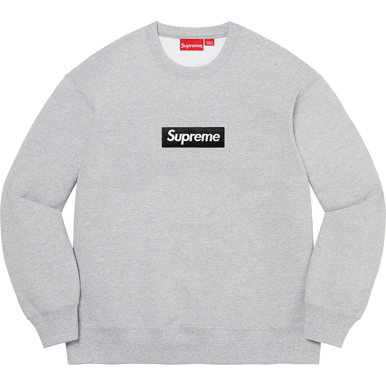 Supreme Box Logo Crewneck Grey