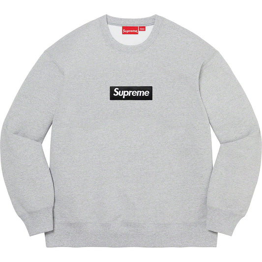 Supreme Box Logo Crewneck Grey