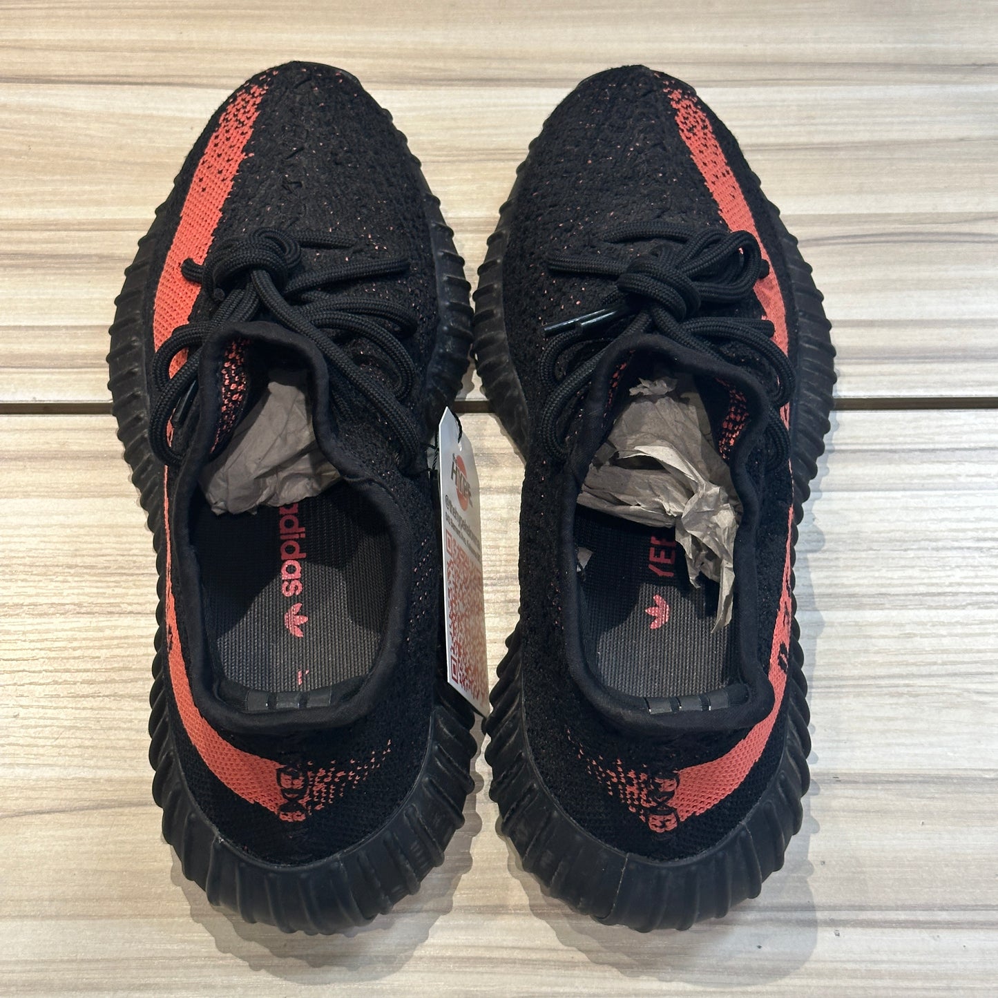 USED Yeezy 350 V2 Core Black Red