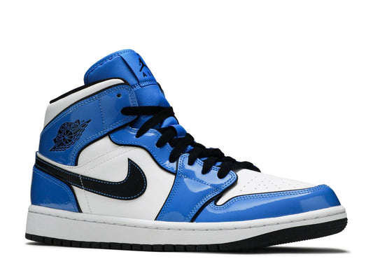 Jordan 1 Mid Signal Blue - The Hype Kelowna