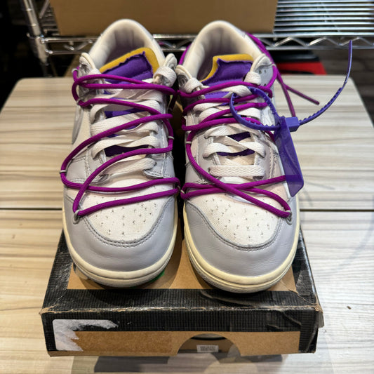 USED Nike Dunk Low Off-White Lot 28