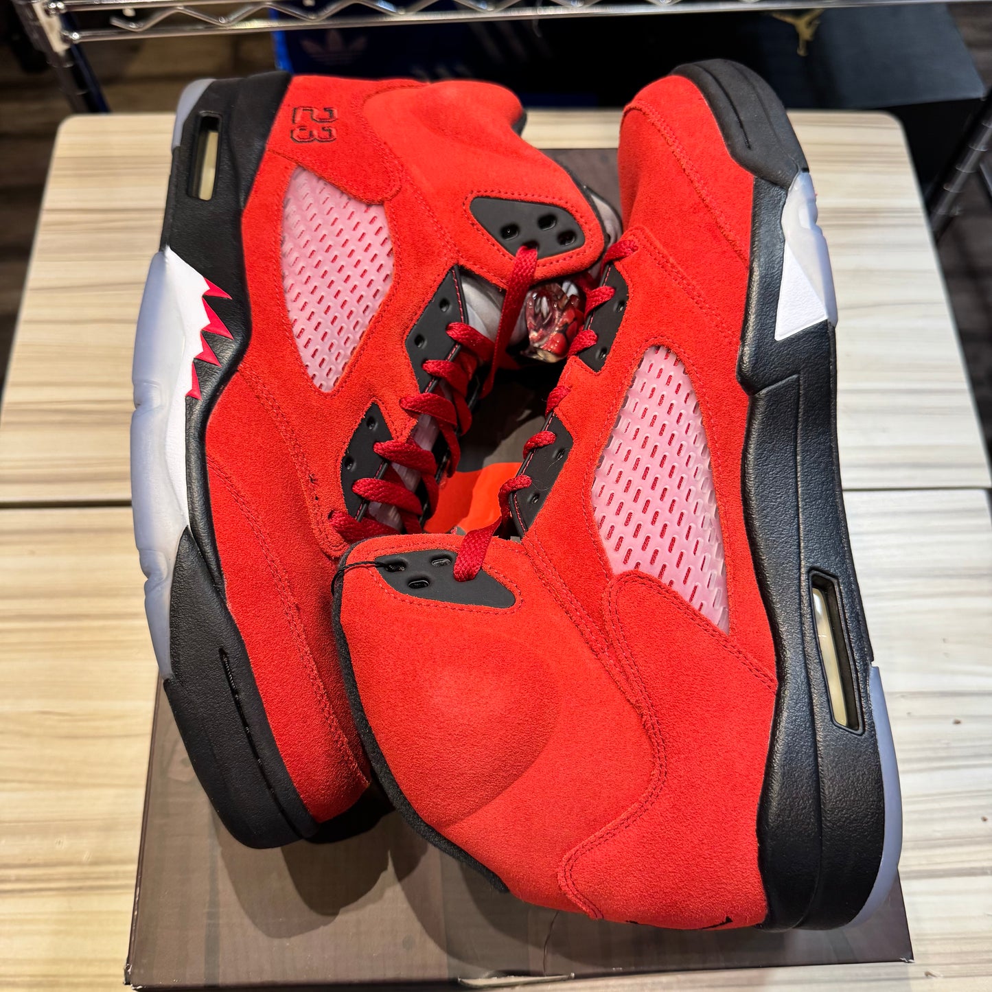 USED Jordan 5 Retro Raging Bull Red (2021)