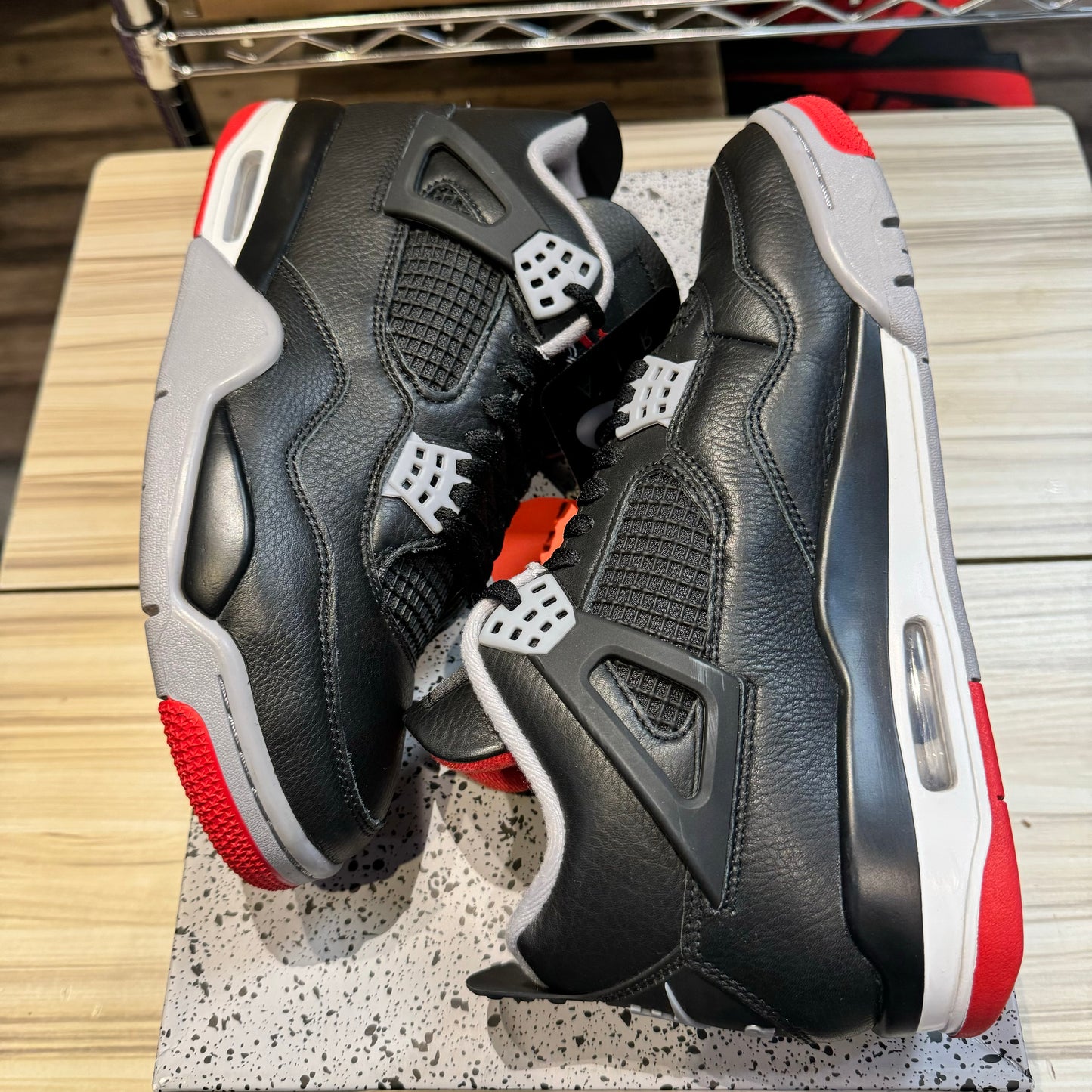 USED Jordan 4 Retro Bred Reimagined