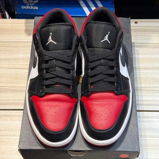 USED Jordan 1 Low Bred Toe