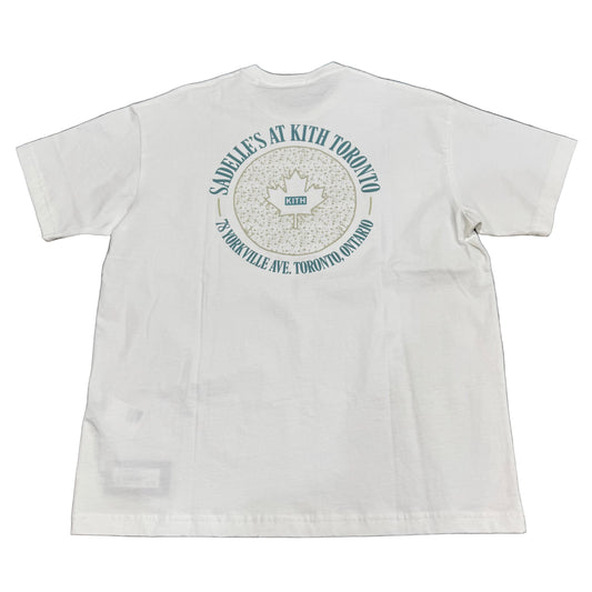 Kith Toronto Sadelle's Grand Opening Tee White