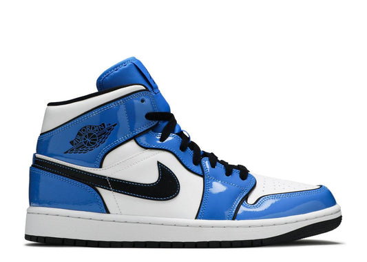 Jordan 1 Mid Signal Blue - The Hype Kelowna