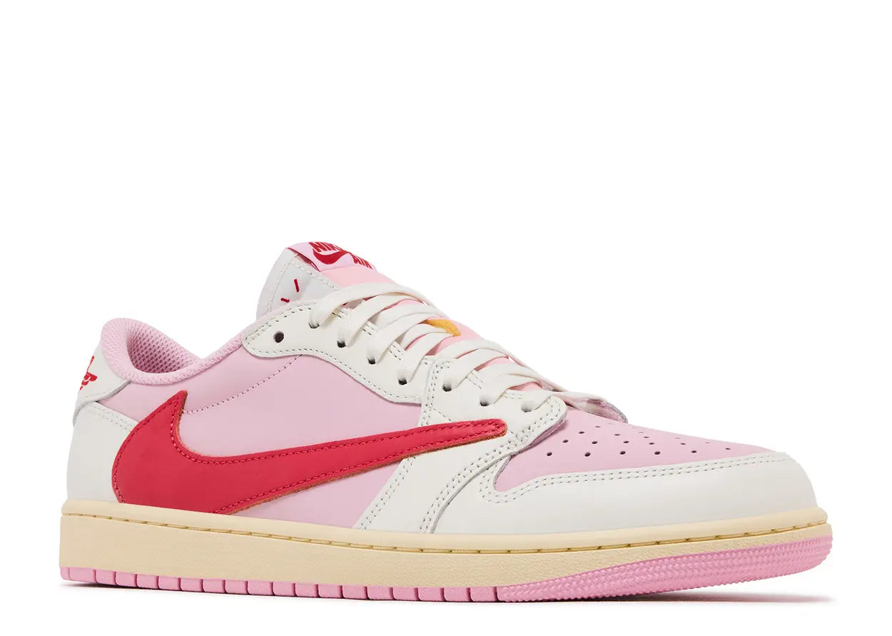 (PREORDER) Jordan 1 Retro Low OG SP Travis Scott Sail Tropical Pink