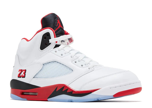 Jordan 5 Retro Fire Red Black Tongue (2025)