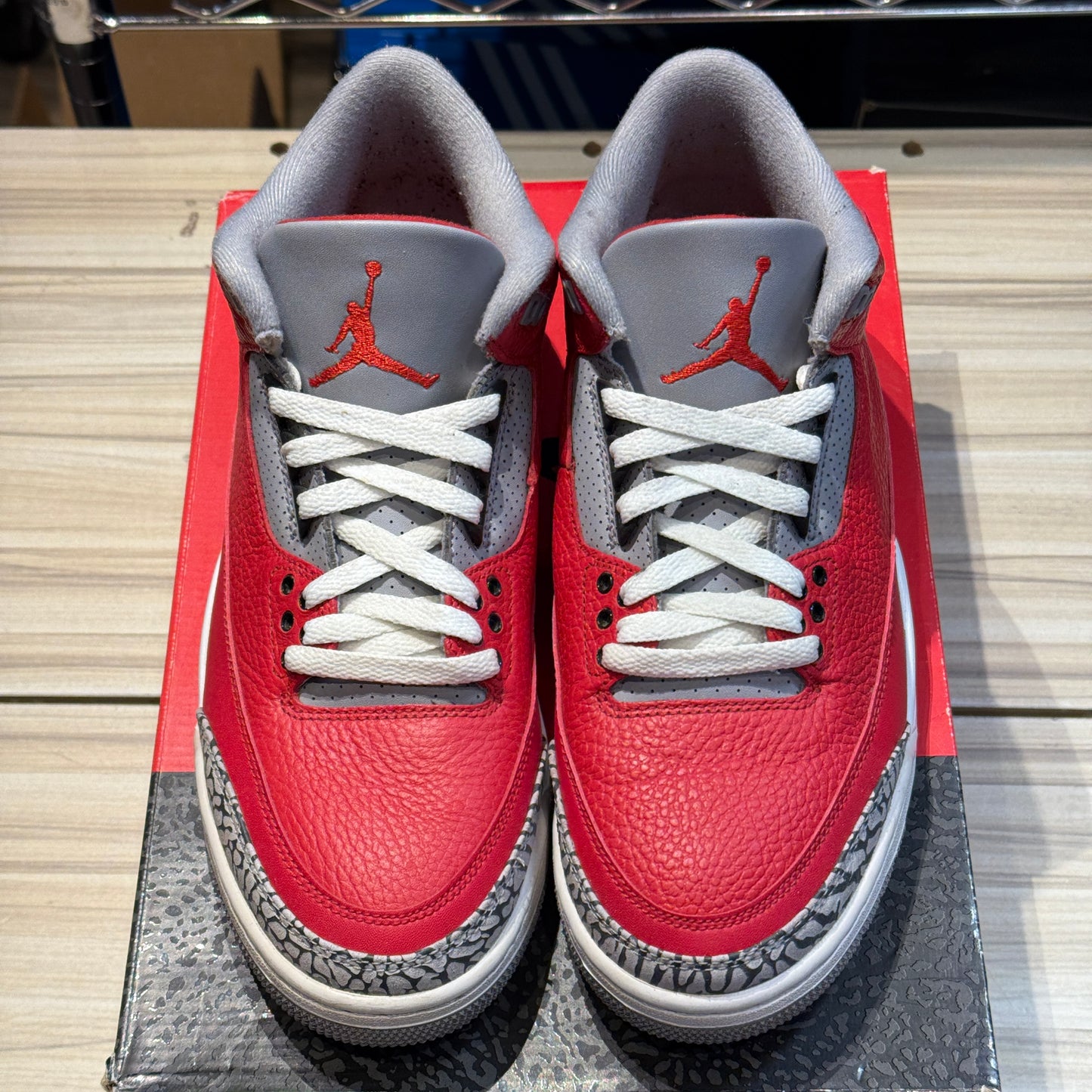 USED Jordan 3 Retro Unite Fire Red