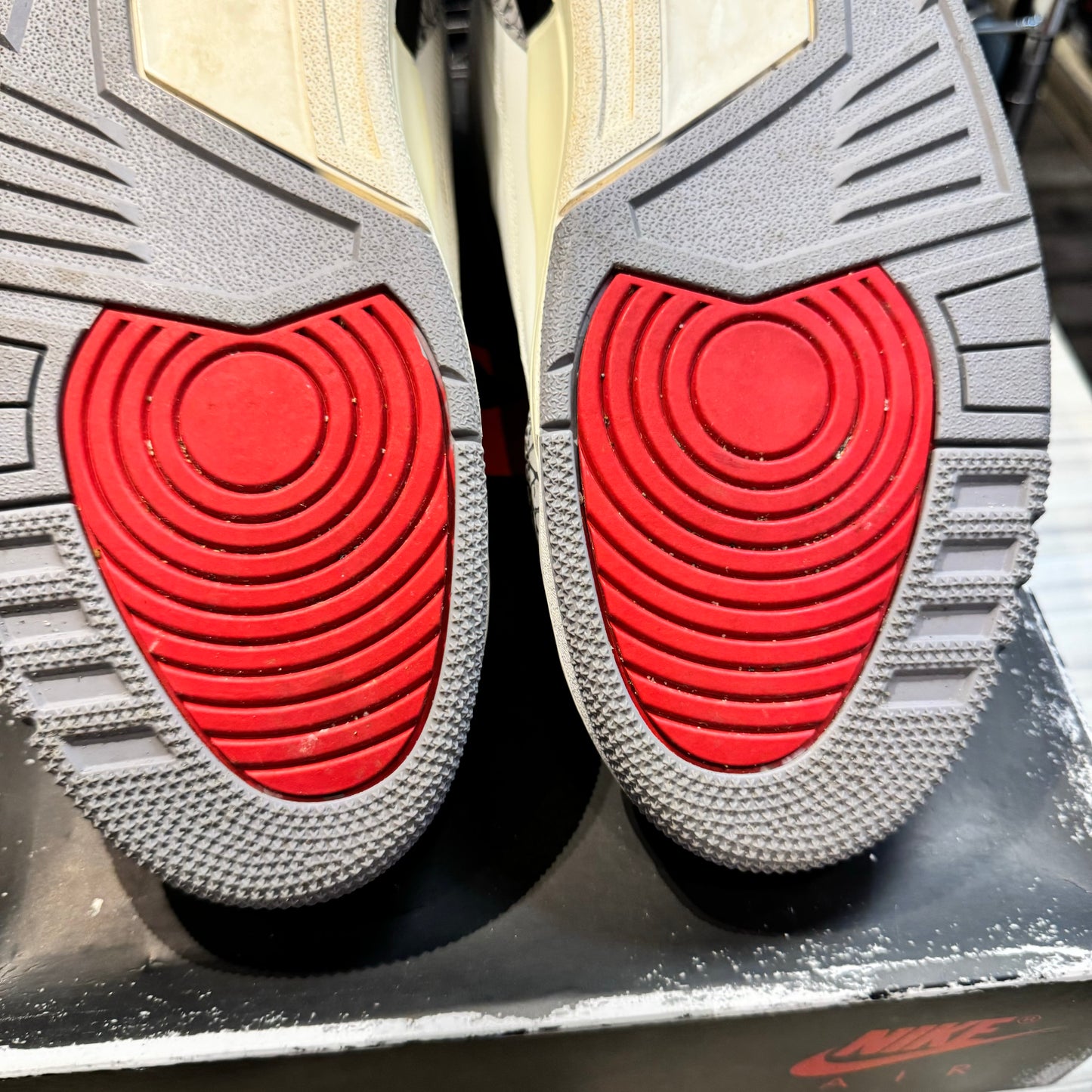 USED Jordan 3 White Cement Reimagined