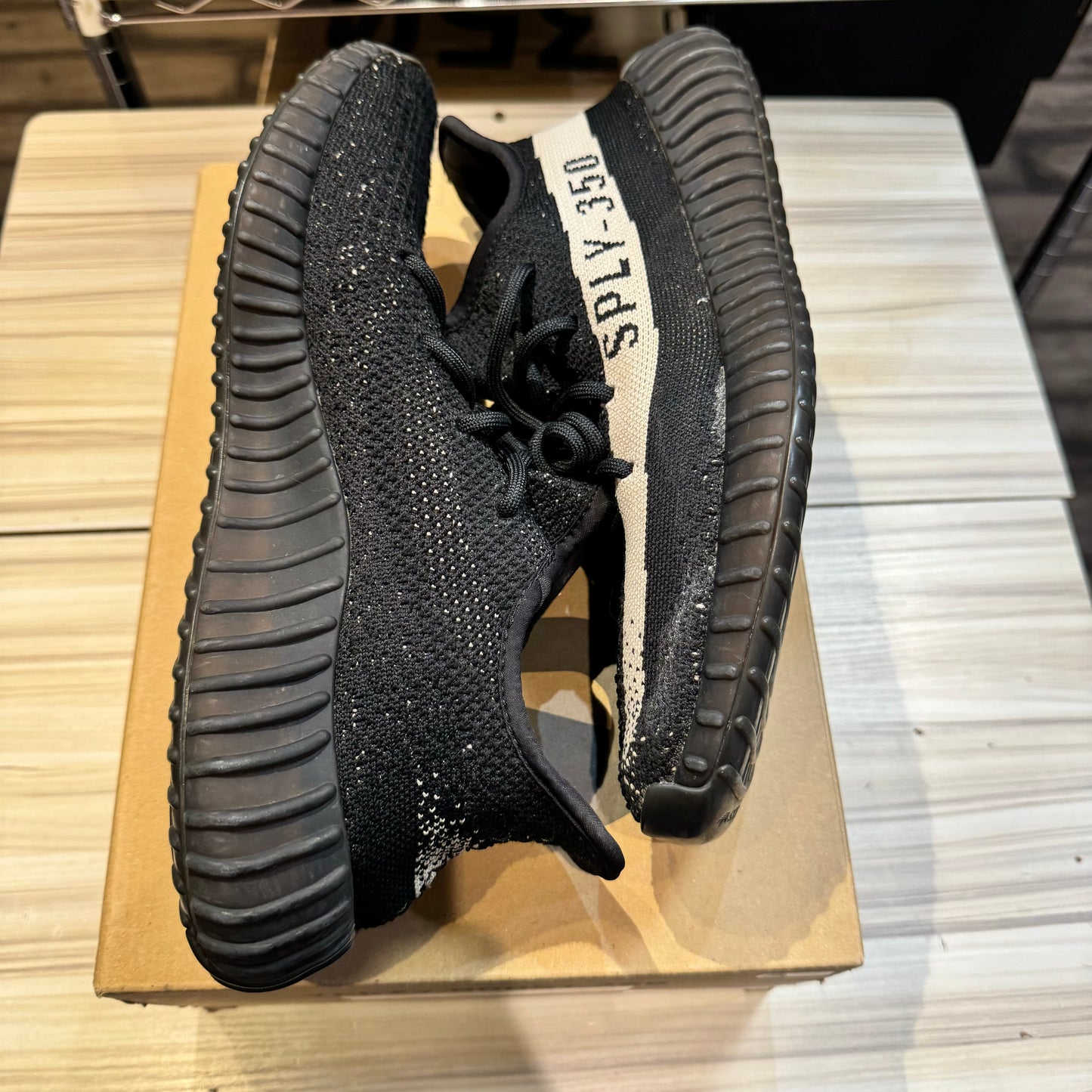 USED Yeezy Boost 350 V2 Core Black White