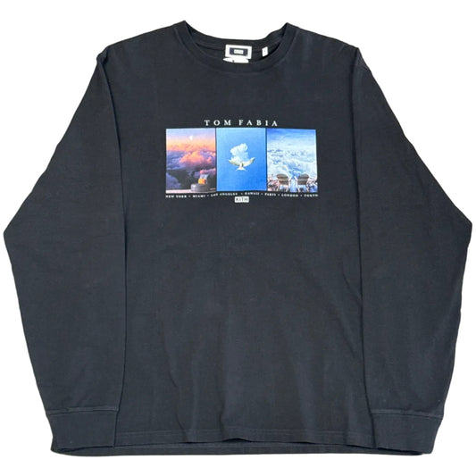 Kith x Tom Fabia Tr-Picture L/S Black