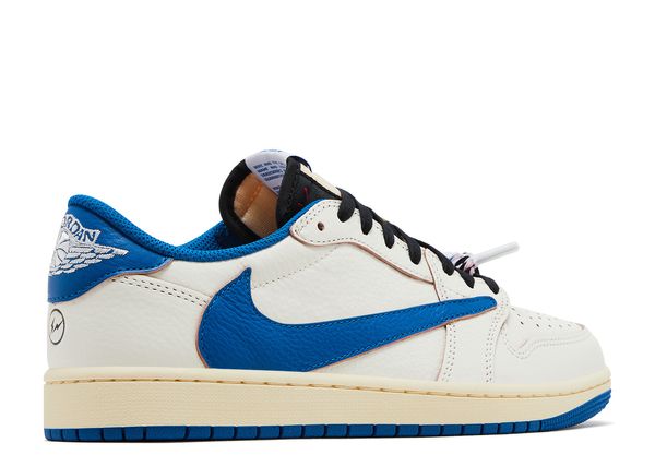 Jordan 1 Retro Low OG SP Fragment x Travis Scott Sail Military Blue