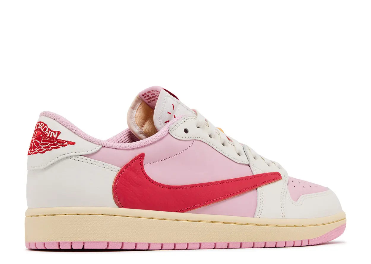 (PREORDER) Jordan 1 Retro Low OG SP Travis Scott Sail Tropical Pink