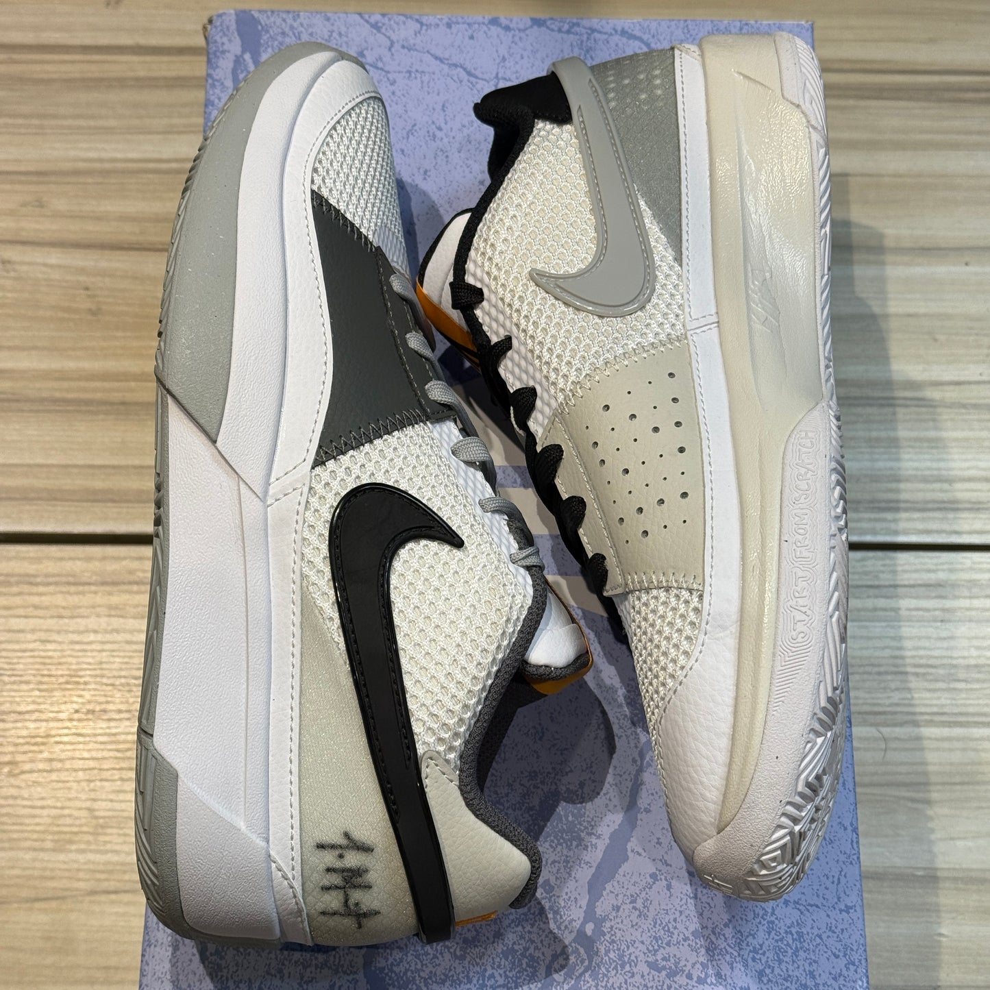 USED Nike Ja 1 Light Smoke Grey GS