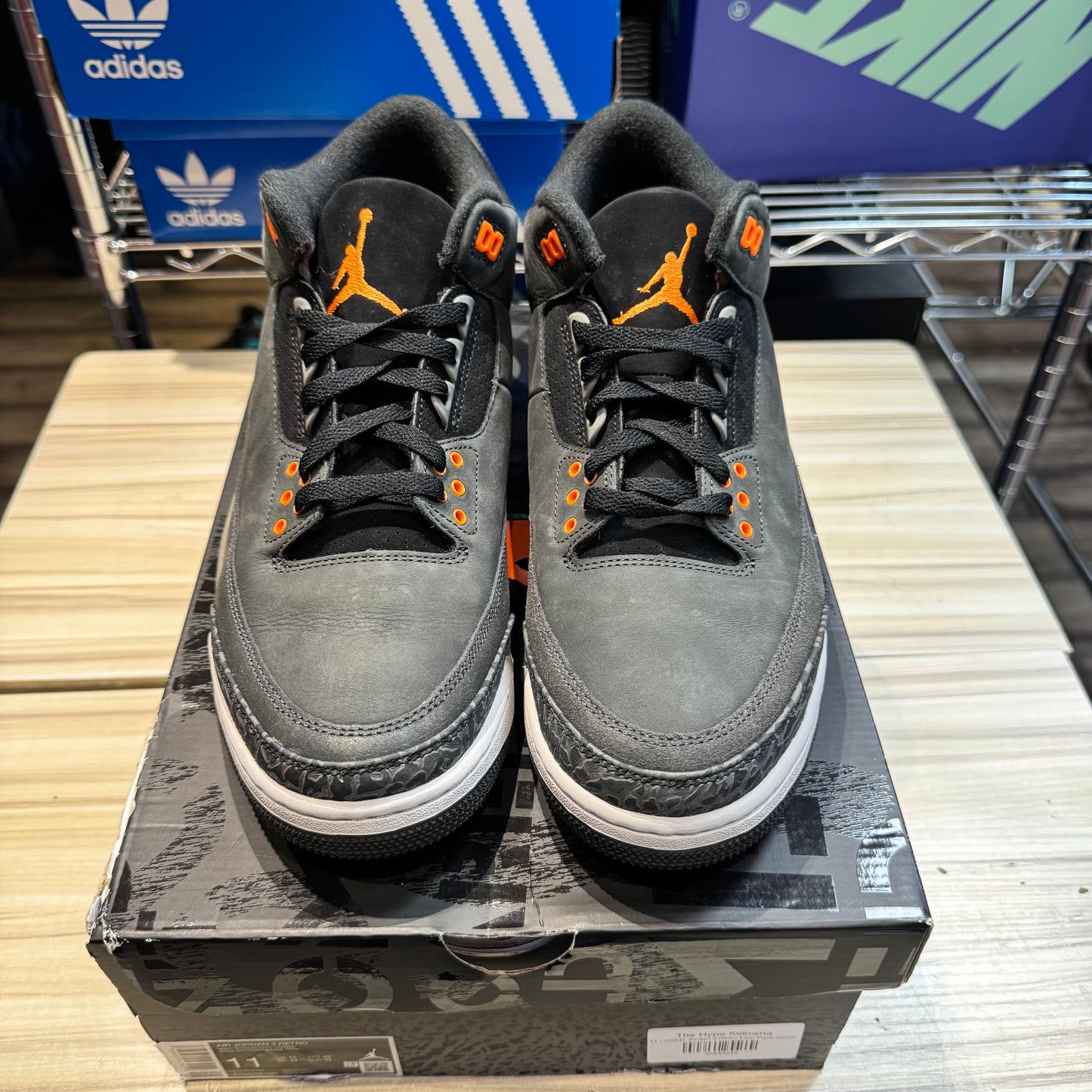 USED Jordan 3 Retro Fear Pack (2023)