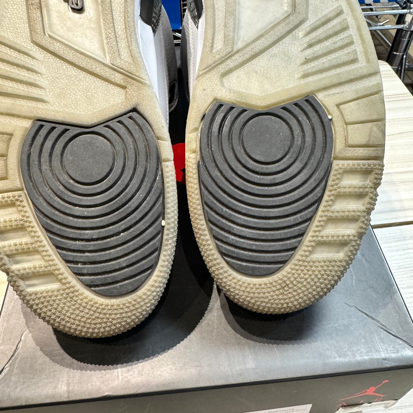 USED Jordan 3 Retro Wolf Grey