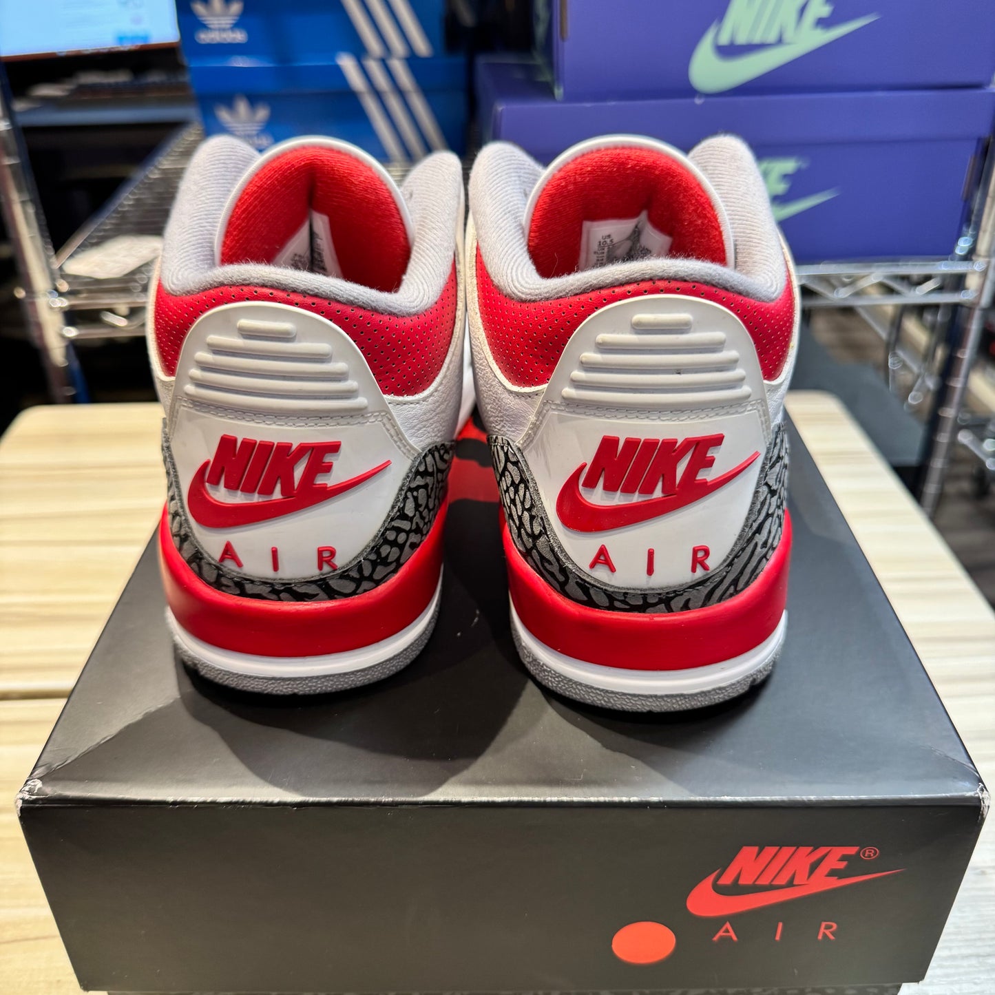 USED Jordan 3 Retro Fire Red (2022)