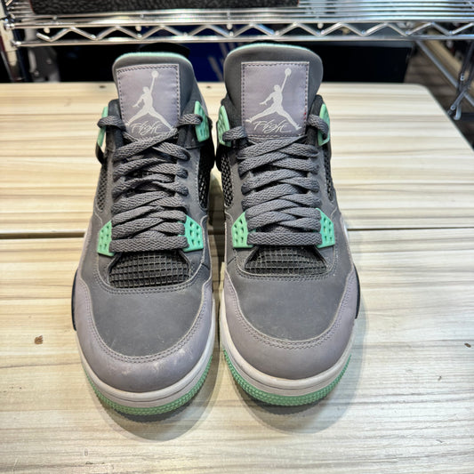 USED Jordan 4 Retro Green Glow