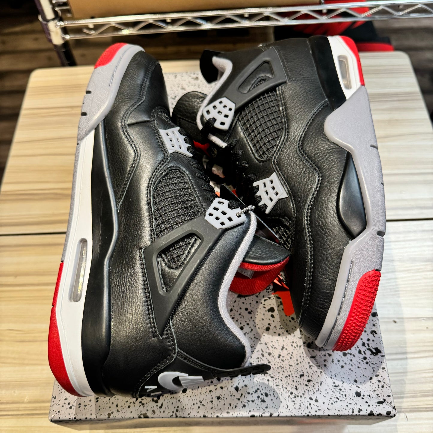 USED Jordan 4 Retro Bred Reimagined