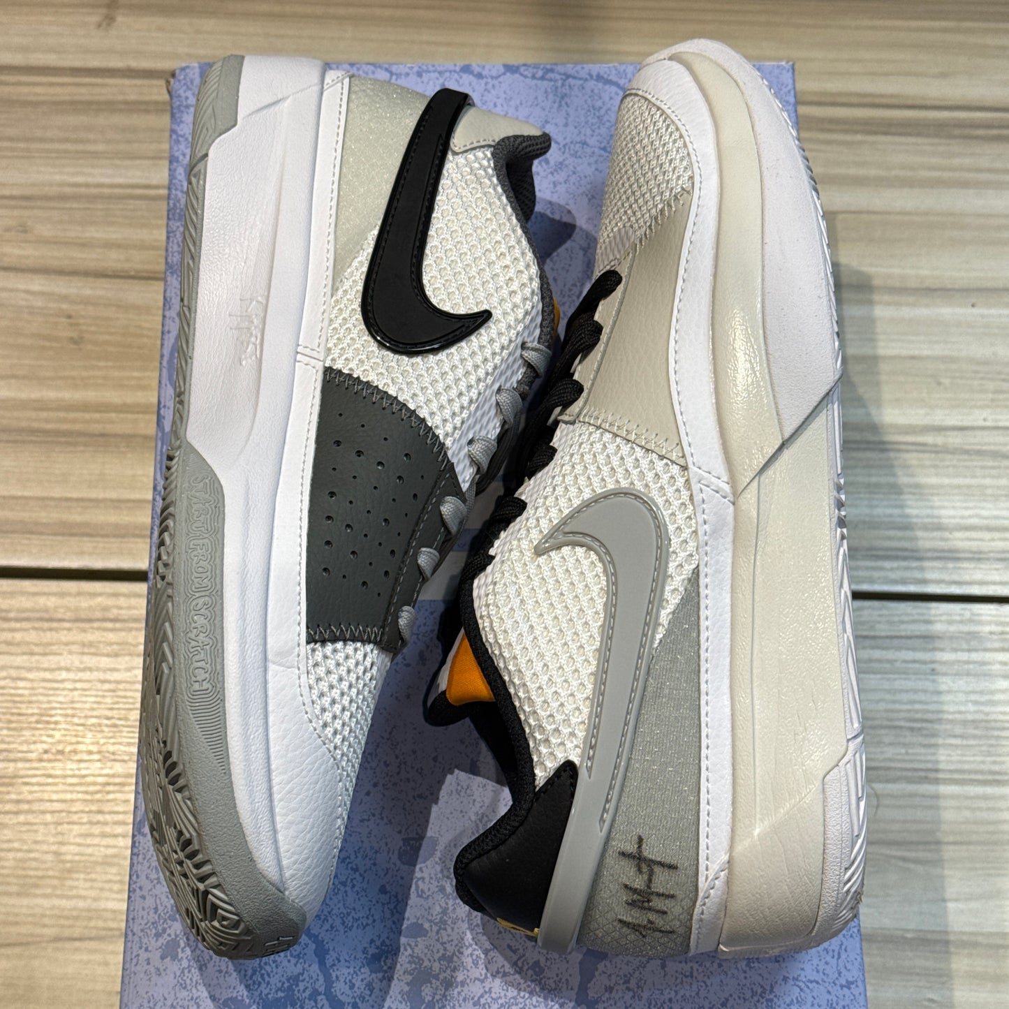 USED Nike Ja 1 Light Smoke Grey GS