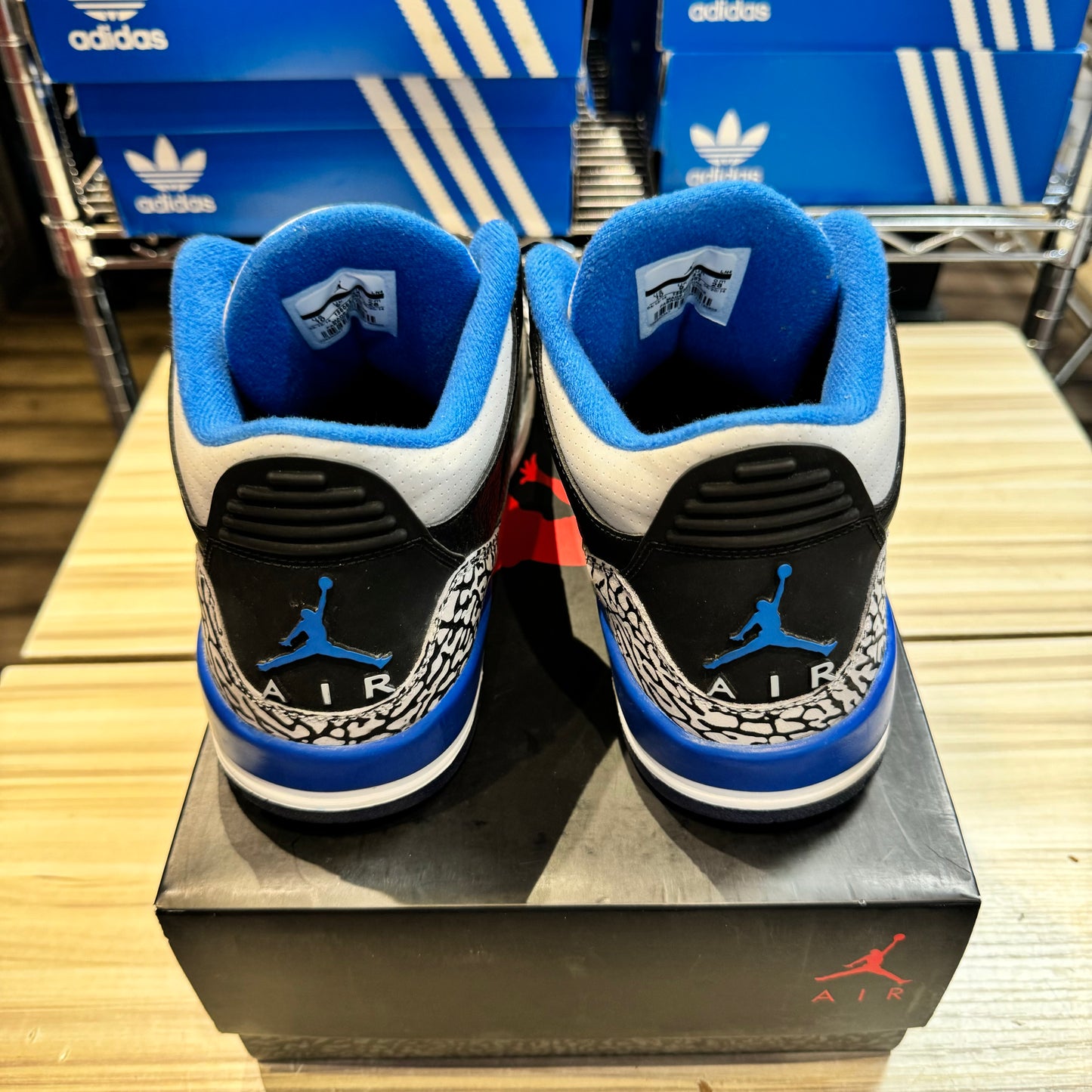 USED Jordan 3 Retro Sport Blue