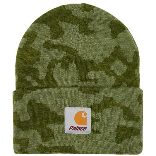 Palace x Carhartt WIP Watch Hat Dollar Green Camo