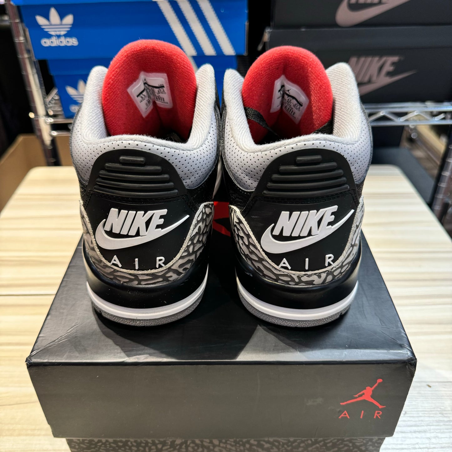 USED Jordan 3 Retro Black Cement (2018)