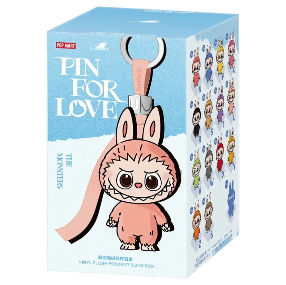 Labubu The Monsters Pin for Love Series Vinyl Plush Single (N-Z) Blind Box