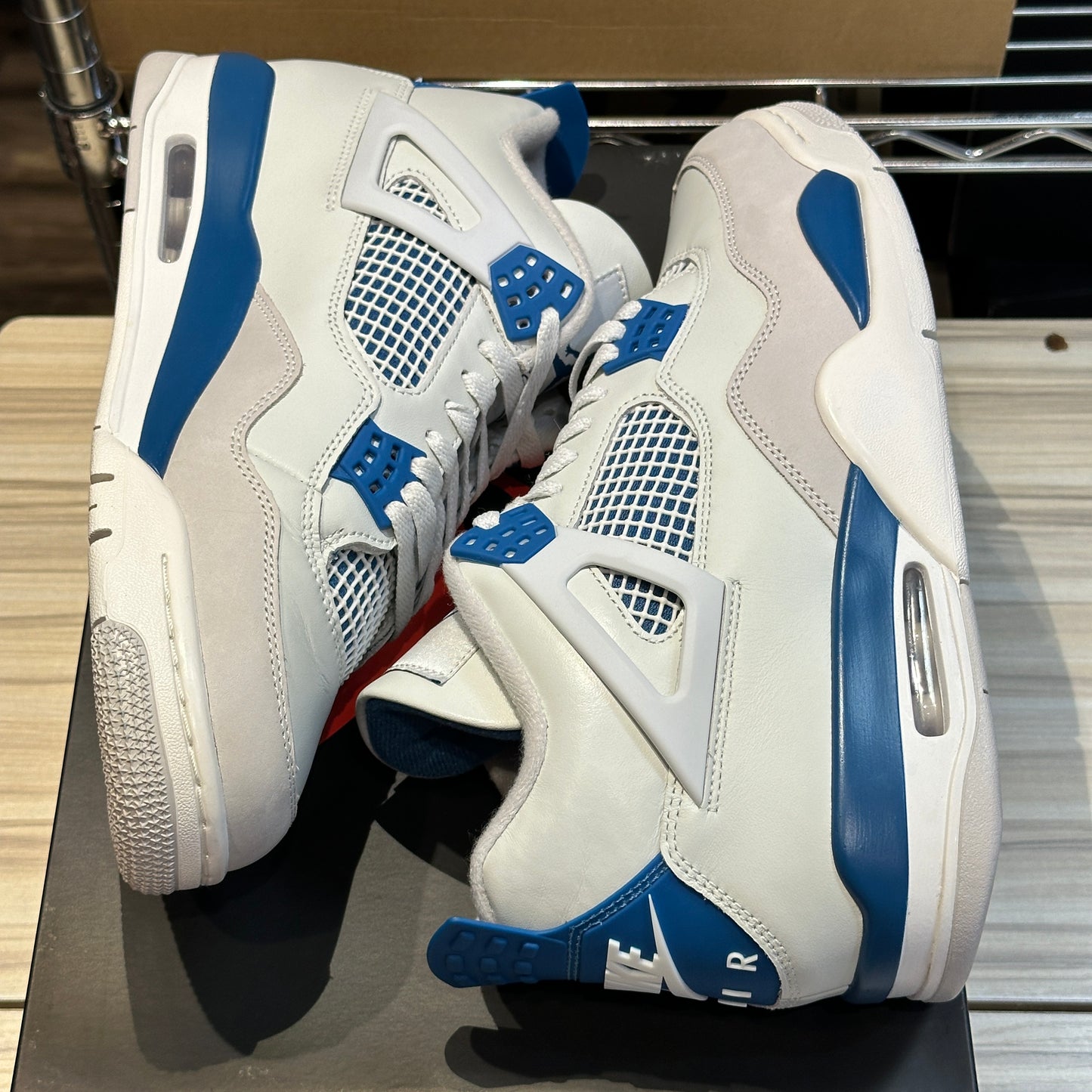 USED Jordan 4 Retro Military Blue