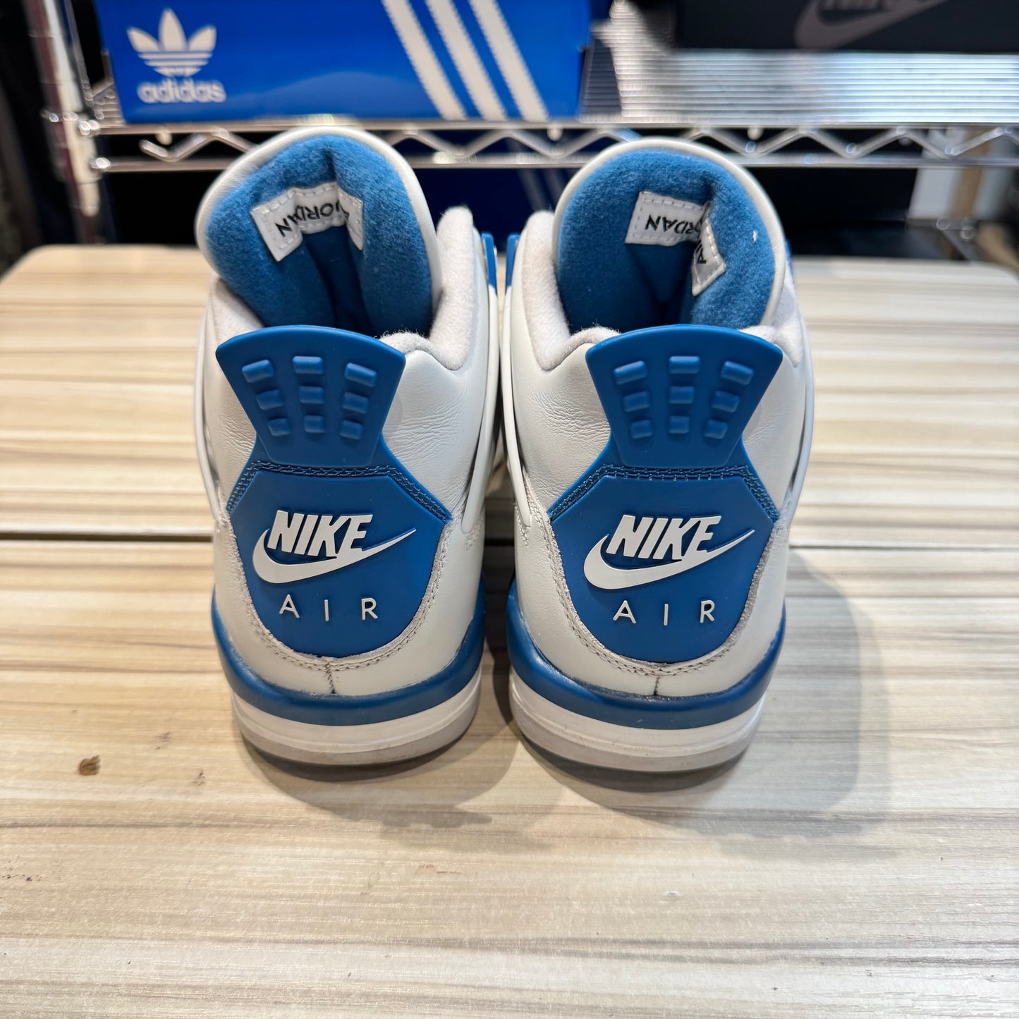 USED Jordan 4 Retro Military Blue (2024) (GS)