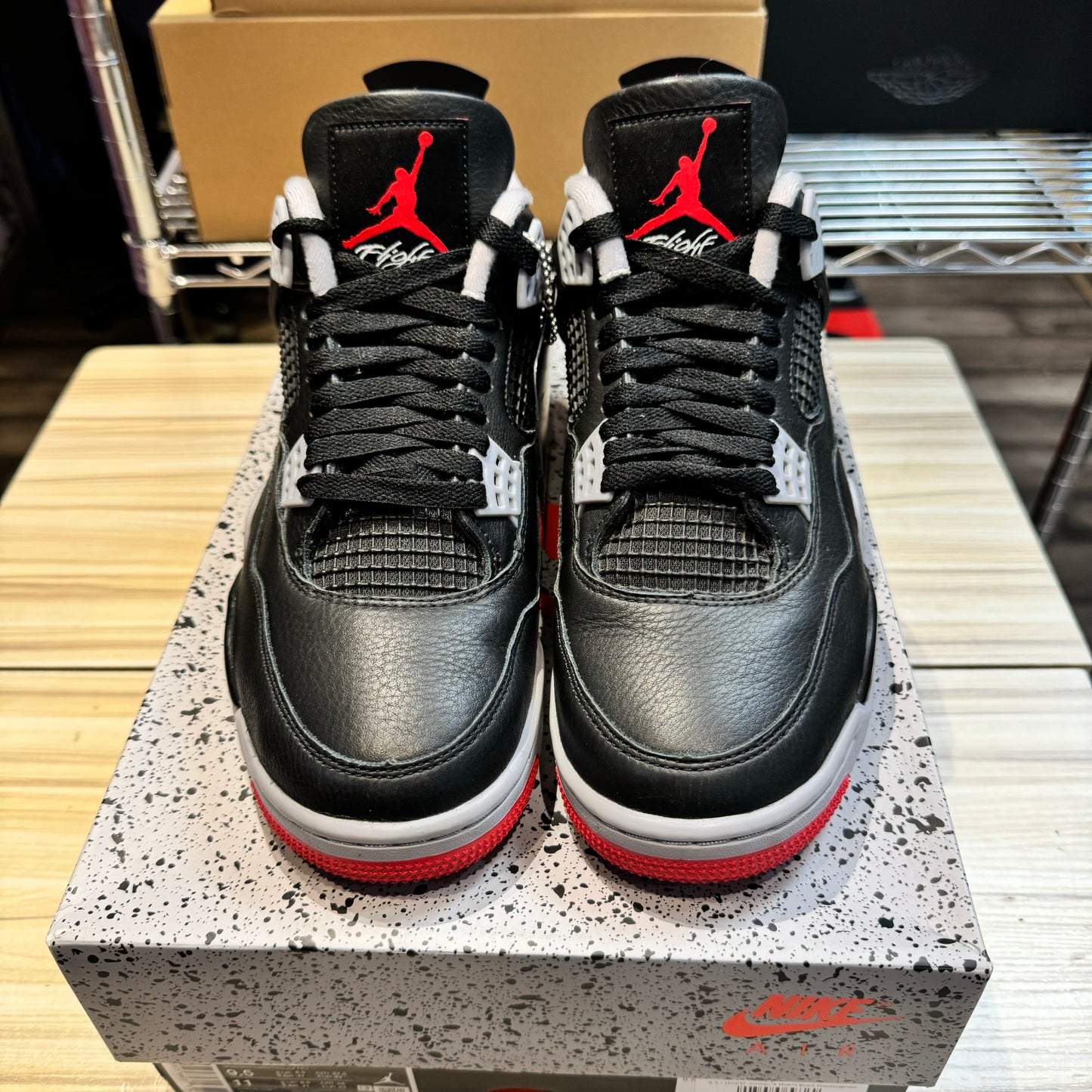 USED Jordan 4 Retro Bred Reimagined