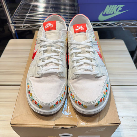 USED Dunk Low Decon N7 Opti Yellow University Red