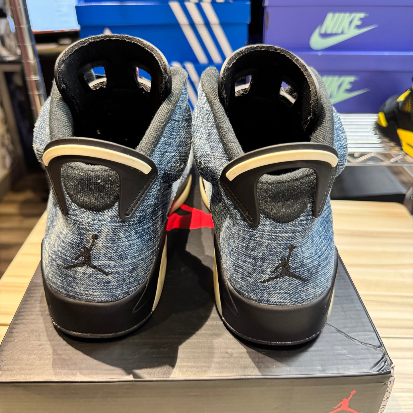 USED Jordan 6 Retro Washed Denim