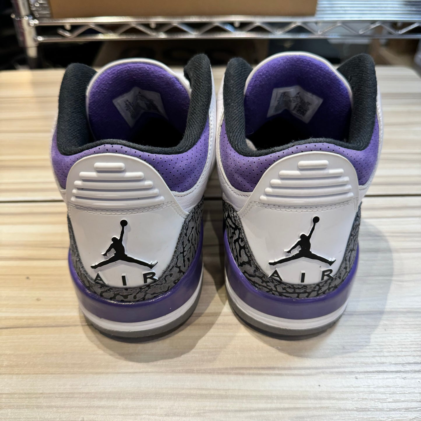 USED Jordan 3 Retro Dark Iris