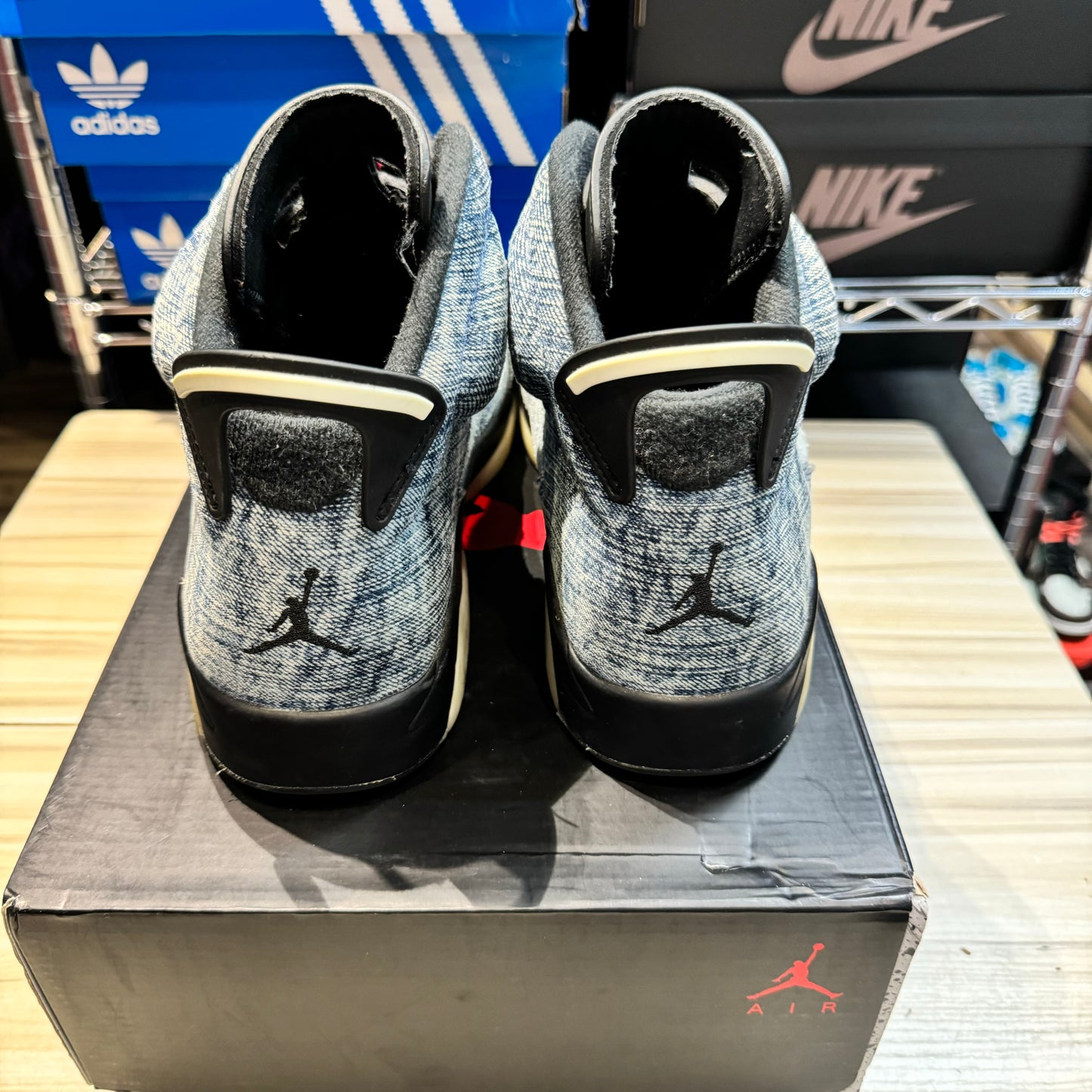 USED Jordan 6 Retro Washed Denim