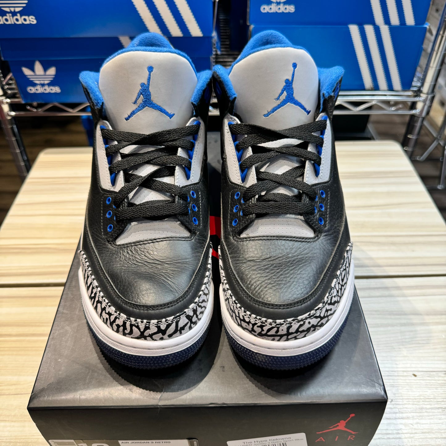 USED Jordan 3 Retro Sport Blue