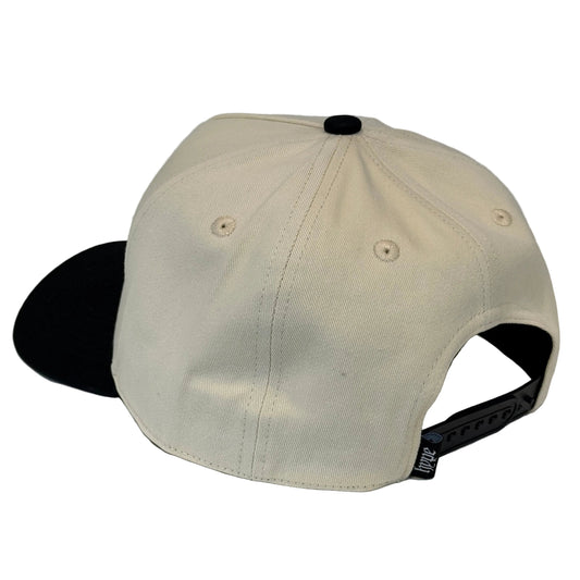 Hype Snapback Cream Black
