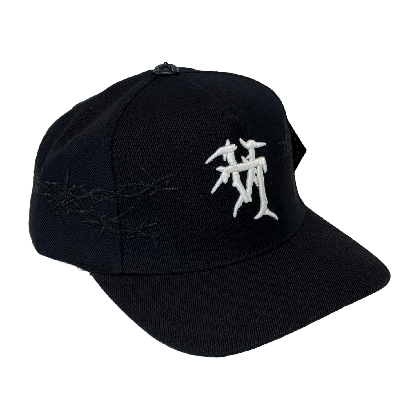 KillTheHype LA Sacred Tonal Thorn Black Snapback Hat