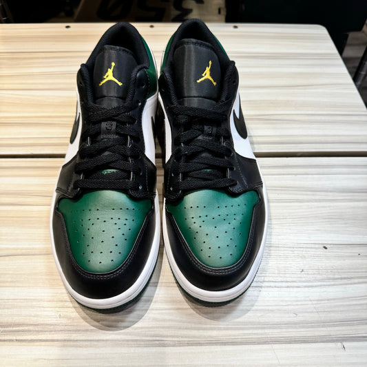 USED Jordan 1 Low Green Toe