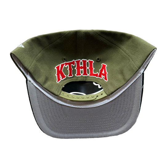 KillTheHype LA Olive Red Sacred Snapback Hat