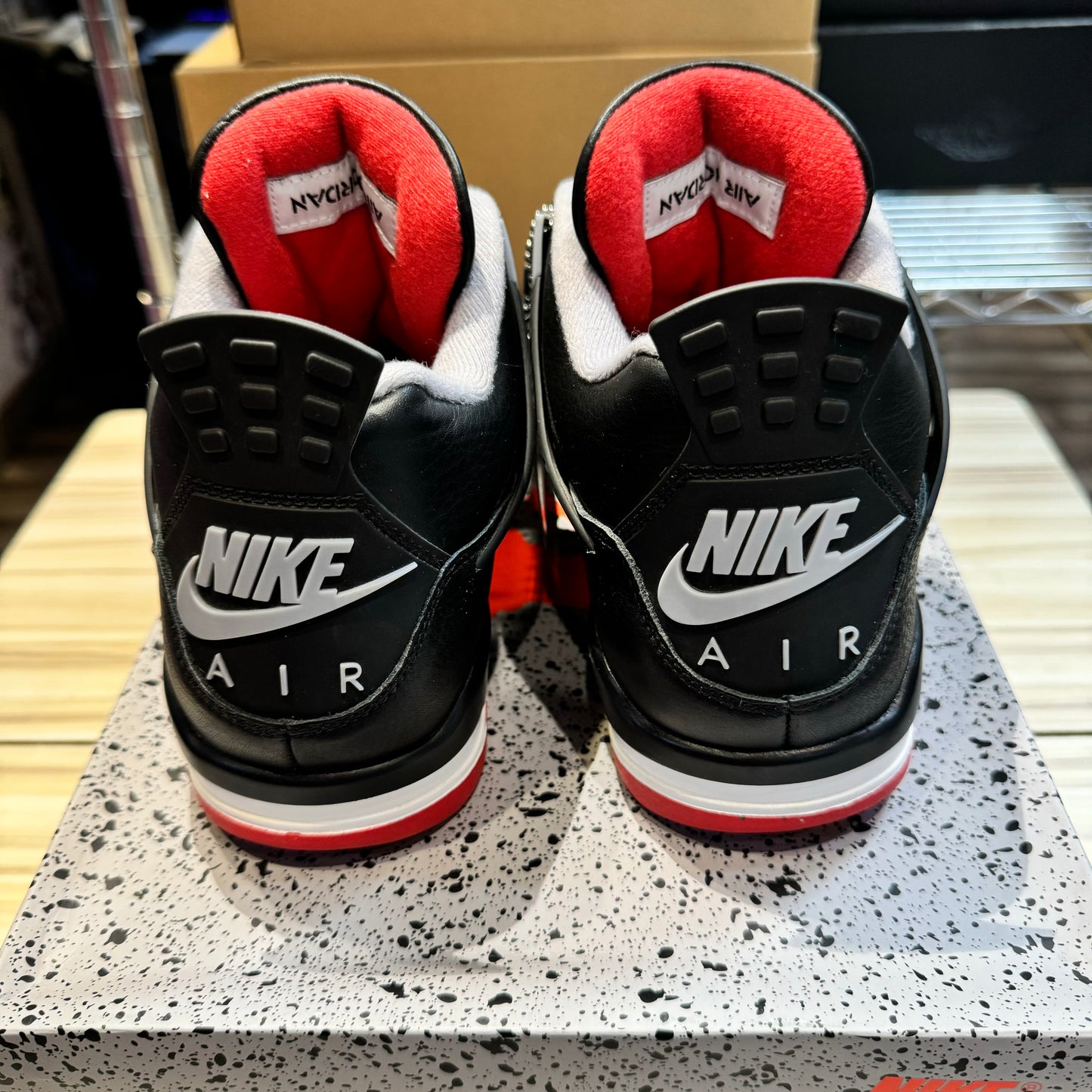 USED Jordan 4 Retro Bred Reimagined