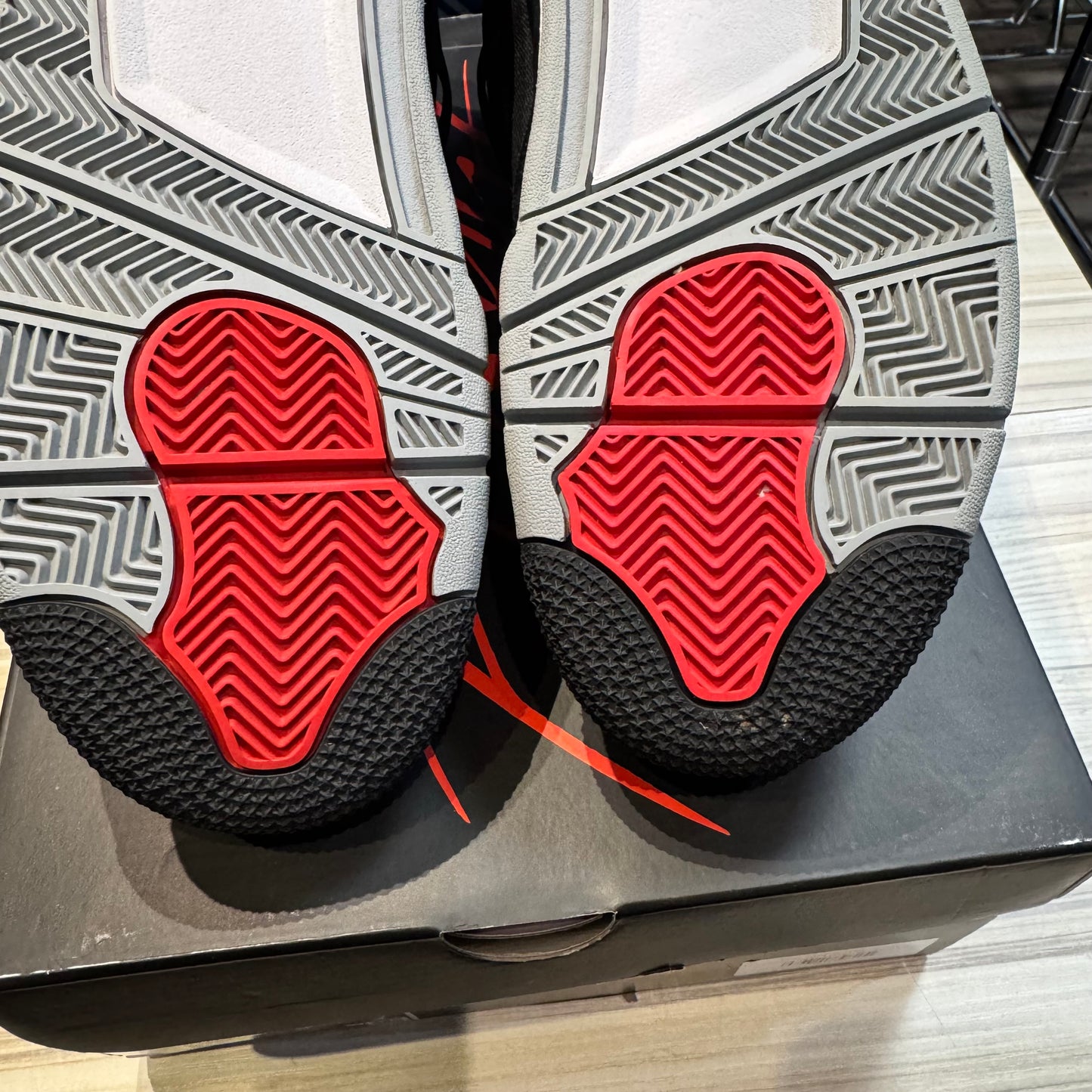 USED Jordan 4 Retro SE Black Canvas