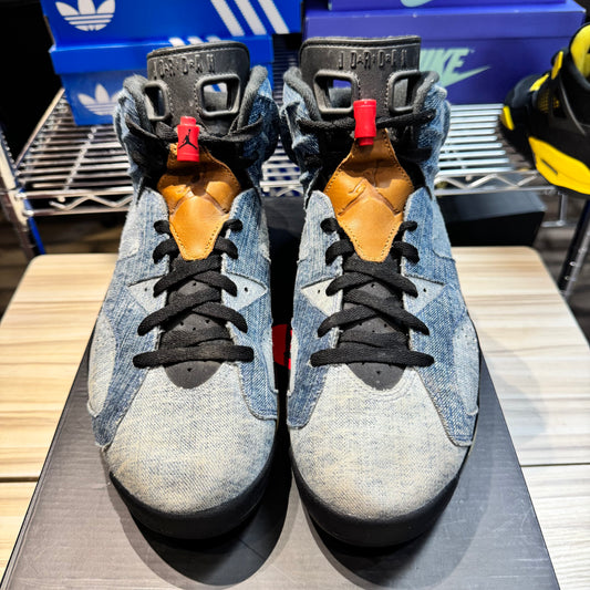 USED Jordan 6 Retro Washed Denim