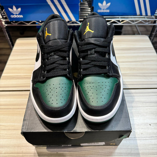 USED Jordan 1 Low Green Toe