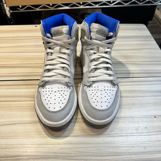 USED Jordan 1 Retro High Zoom White Racer Blue