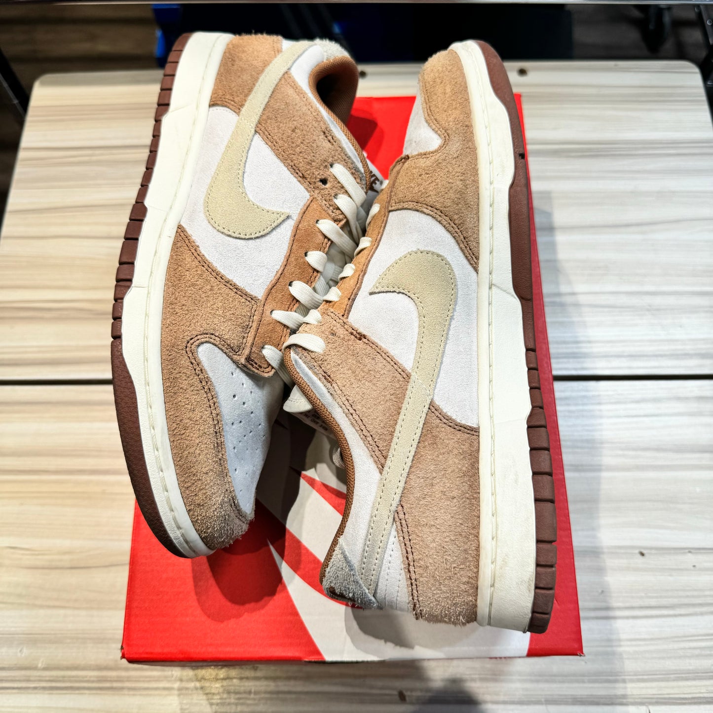 USED Nike Dunk Low Medium Curry