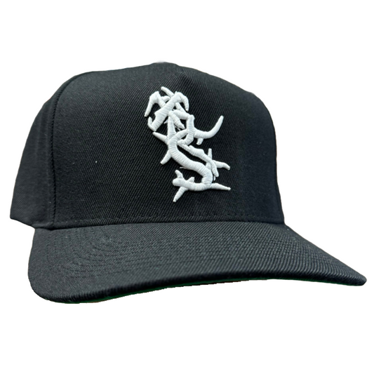 KillTheHype Sox Black Sacred Snapback Hat