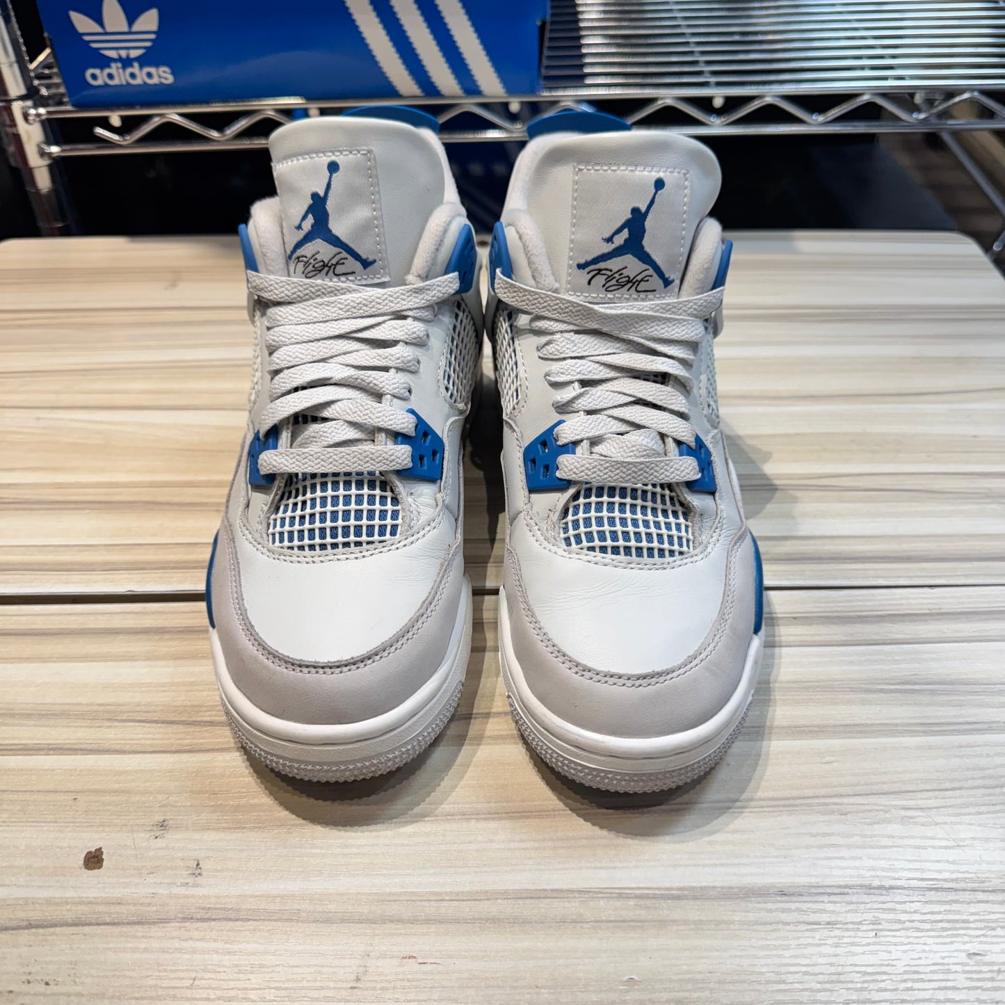 USED Jordan 4 Retro Military Blue (2024) (GS)